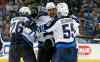 Mike Carlson / The Associated Press
If the Jets are going to make the post-season each and every player is going to have to chip in. Blake Wheeler, who scored the winner against Tampa Bay Saturday night, could play a big role.
