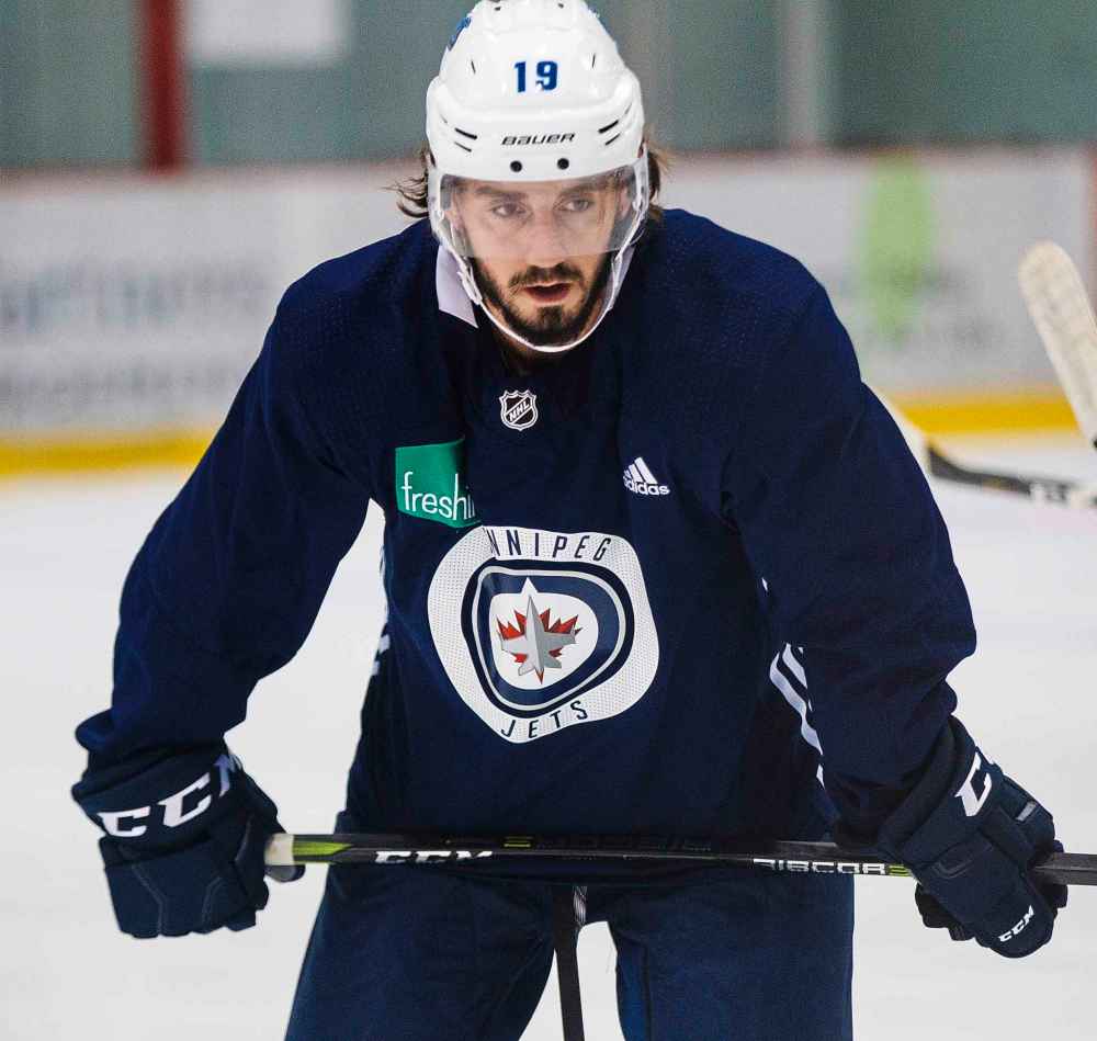MIKE DEAL / WINNIPEG FREE PRESS FILES
Winnipeg Jets' Nic Petan is back in the city and skating on his own.