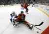AP Photo/Ann Heisenfelt
Minnesota Wild center Charlie Coyle (3) and Winnipeg Jets right wing Drew Stafford (12) fall as they chase the puck during the second period of an NHL hockey game in St. Paul, Minn on Tuesday.