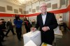 Manitoba NDP Leader and Premier Greg Selinger votes in the provincial election in Winnipeg, Tuesday, April 19, 2016. THE CANADIAN PRESS/John Woods