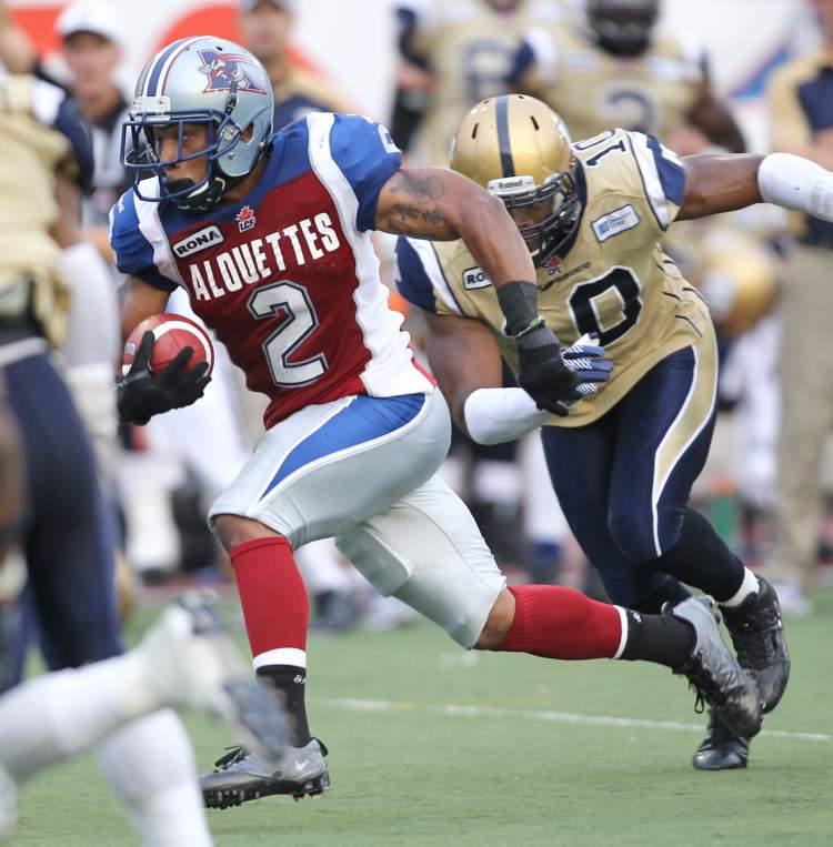 Postmedia montreal gazette
Als running back Brandon Whitaker had his way with the Bomber defence, especially the linebackers, racking up 235 total yards.