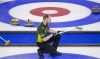Team Northern Ontario skip Brad Jacobs calls a shot during the third draw against team Newfoundland and Labrador at the Brier in Brandon, Man. Sunday, March 3, 2019. THE CANADIAN PRESS/Jonathan Hayward