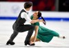 Charlene Guignard and Marco Fabbri, of Italy, perform their ice dance free dance at the Grand Prix of Figure Skating finals in Vancouver, Saturday, Dec. 8, 2018. THE CANADIAN PRESS/Jonathan Hayward