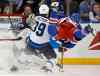 KATHY WILLENS / THE ASSOCIATED PRESS
Shoulder check: Jets defenceman Toby Enstrom sends Rangers centre Derek Stepan flying with a well-timed hit Monday in New York.