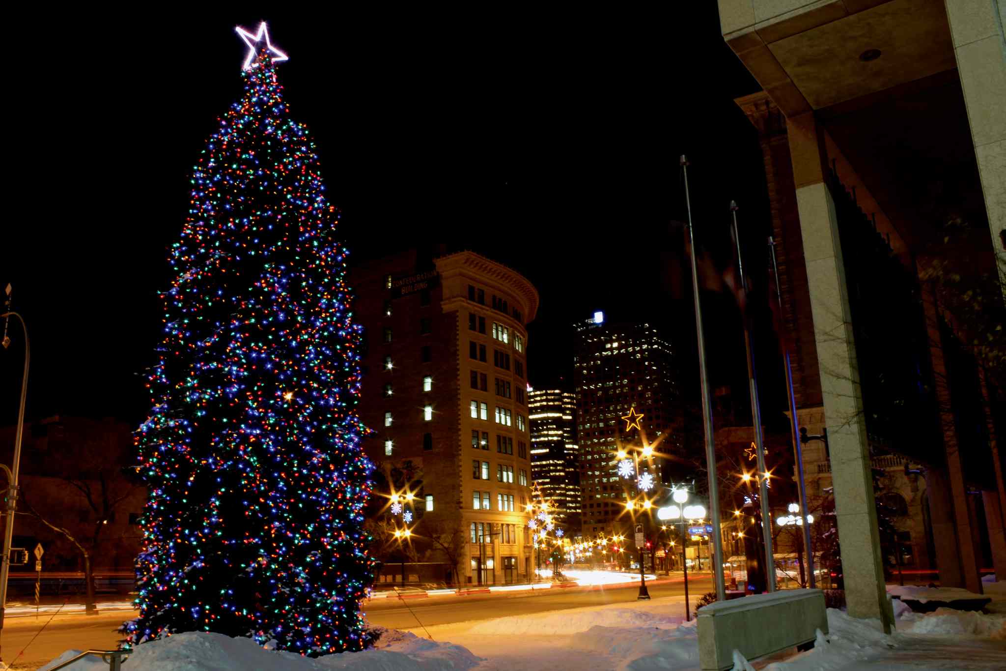 The city has found a Christmas tree for its annual display at City Hall