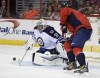 Nick Wass / The Associated Press
Winnipeg Jets goalie Ondrej Pavelec (31) looks for the puck against Washington Capitals left wing Alex Ovechkin during the second period.