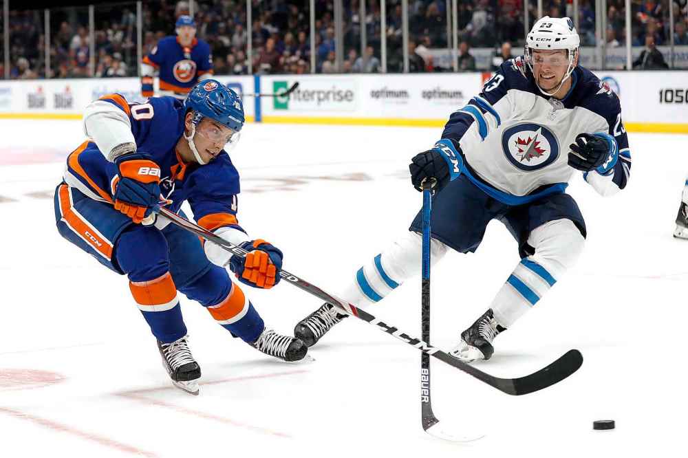 MICHAEL OWENS / THE ASSOCIATED PRESS FILES
According to Winnipeg Jets defenseman Carl Dahlstrom had only one uncomplicated mission against his former team — to win.