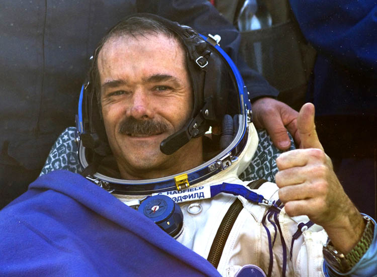 Sergei Remizov / The Associated Press
Canadian astronaut Chris Hadfield