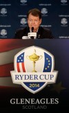 United States Ryder Cup captain Tom Watson speaks at a news conference at Valhalla Golf Club Monday, Aug. 11, 2014, in Louisville, Ky. (AP Photo/John Locher)