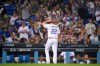 Los Angeles Dodgers pitcher Clayton Kershaw leaves after giving up back-to-back home runs to the Washington Nationals during the eighth inning in Game 5 of a baseball National League Division Series on Wednesday, Oct. 9, 2019, in Los Angeles. (AP Photo/Mark J. Terrill)