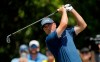 Ryan Palmer hits off the third tee during the final round of the PGA Zurich Classic golf tournament at TPC Louisiana in Avondale, La., Sunday, April 28, 2019. (AP Photo/Gerald Herbert)