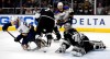 ALEX GALLARDO / ASSOCIATED PRESS FILES
St. Louis Blues center Paul Stastny, left, takes a shot against Los Angeles Kings goalie Jonathan Quick, right, during the first period in Los Angeles on March 13.