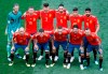 FILE - In this Sunday, July 1, 2018 file photo, players of the team of Spain line up for a team photo prior to the round of 16 match between Spain and Russia at the 2018 soccer World Cup at the Luzhniki Stadium in Moscow, Russia. The Spanish soccer federation said Monday May 20, 2019 it was ending its contract with Adidas and opened negotiations with other apparel companies. (AP Photo/Vincent Michel, File)