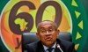 FILE - In this Thursday, March 16, 2017 file photo, new president of the African soccer confederation Ahmad of Madagascar speaks at a press conference after being chosen at the general assembly of the Confederation of African Football (CAF) in Addis Ababa, Ethiopia. Musa Bility, a Liberian member of the Confederation of African Football executive committee, has quit two other senior positions in a protest against Ahmad taking the governing in the ‚Äúwrong direction‚Äù two years into his presidency. (AP Photo/File)