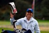 Team USA's Marina Alex on the driving range during the preview day ahead of the 2019 Solheim Cup at Gleneagles Golf Club, Scotland, Monday Sept. 9, 2019. (Ian Rutherford/PA via AP)