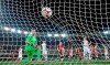 Milan's Lucas Biglia scores during the Italian Serie A soccer match between AC Chievo Verona and AC Milan at the Marcantonio Bentegodi stadium in Verona, Italy, Saturday March 9, 2019. (Filippo Venezia/ANSA via AP)