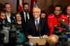 Boris Minkevich / Winnipeg Free Press
Premier Greg Selinger is supported by 15 members of his caucus as he announced Oct. 28 he is staying on as NDP leader despite pressure from five outspoken cabinet ministers who want him to quit.