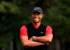 Tiger Woods of the United States smiles during a winner's ceremony after winning the Zozo Championship PGA Tour at the Accordia Golf Narashino country club in Inzai, east of Tokyo, Japan, Monday, Oct. 28, 2019. (AP Photo/Lee Jin-man)