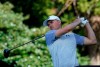 Jordan Spieth of the United States watches his tee shot on the 12th hole during the second round of the Zozo Championship PGA Tour at the Accordia Golf Narashino country club in Inzai, east of Tokyo, Japan, Saturday, Oct. 26, 2019. (AP Photo/Lee Jin-man)