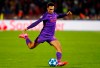 FILE - In this Tuesday, Nov. 6, 2018 file photo, Liverpool's Trent Alexander Arnold shoots the ball during their Champions League soccer match against Red Star at the Rajko Mitic stadium in Belgrade, Serbia. Liverpool and England defender Trent Alexander-Arnold has signed a new long-term contract with the Premier League leaders, it was announced Saturday, Jan. 19, 2019. The deal ties Alexander-Arnold to Liverpool until 2024, according to media reports, reflecting the progress the 20-year-old has made since his last contract in 2017. (AP Photo/Marko Drobnjakovic, file)
