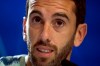 FILE - In this Tuesday Oct. 2, 2018 file photo, Atletico Madrid's Diego Godin speaks during a press conference in Madrid, Spain. Uruguay defender Diego Godin is not staying with Atletico Madrid after this season Godin announced Tuesday, May 7, 2019 that he is leaving after not reaching a deal to renew his contract with the Spanish club. (AP Photo/Paul White, file)