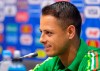 FILE - In this Wednesday, June 28, 2017 file photo, Mexico's Javier Hernandez speaks during a news conference at the Fisht Stadium in Sochi, Russia. Sevilla says it has signed veteran Mexico striker Javier “Chicharito” Hernandez for the next three seasons to reinforce its attack, it was announced Monday, Sept. 2, 2019. The 31-year-old Chicharito is returning to Spain from English club West Ham, for which he scored 16 goals in 58 matches. (AP Photo/Sergei Grits, file)