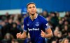 Everton's Dominic Calvert-Lewin celebrates scoring his side's second goal of the game during their English Premier League soccer match against AFC Bournemouth at Goodison Park, Liverpool, England, Sunday, Jan. 13, 2019. (Peter Byrne/PA via AP)