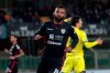 Cagliari's Joao Pedro celebrates after scoring his side's second goal during the Italian Serie A soccer match between AC ChievoVerona vs Cagliari Calcio at the Marcantonio Bentegodi stadium in Verona, Italy, Friday, March 29, 2019. (Filippo Venezia/ansa via AP)
