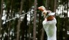 Sweden's Anna Nordqvist tees off on the fifth during day two of the Women's British Open at Woburn Golf Club, Little Brickhill, England, Friday, Aug. 2, 2019. (Steven Paston/PA via AP)