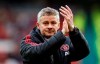 Manchester United manager Ole Gunnar Solskjaer applauds the fans after their English Premier League soccer match against Chelsea at Old Trafford, Manchester, England, Sunday, April 28, 2019. The game ended in a 1-1 draw. (Martin Rickett/PA via AP)