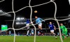 Manchester City's Gabriel Jesus (33) scores his side's second goal of the game against Everton during an English Premier League soccer match at Goodison Park, Liverpool, England, Wednesday, Feb. 6, 2019. (Peter Byrne/PA via AP)