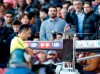 FILE - In this Sunday, Oct. 28, 2018 file photo, referee Jose Maria Sanchez Martinez checks the Video Assistant Referee VAR during the Spanish La Liga soccer match between FC Barcelona and Real Madrid at the Camp Nou stadium in Barcelona, Spain. The video review system‚Äôs debut in its first season in Spain had not prompted major discussions early on, but two controversial decisions involving powerhouses Real Madrid and Barcelona were enough to make it a hot topic. (AP Photo/Joan Monfort, File)