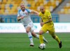 FILE - In this Sunday, Sept. 9, 2018 file photo, Slovakia's Adam Nemec, left, and Ukraine's Yaroslav Rakitskiy challenge for the ball during the UEFA Nations League soccer match between Ukraine and Slovakia at the Arena Lviv stadium in Lviv, Ukraine. Zenit St. Petersburg signed Ukrainian defender Yaroslav Rakitskiy, Monday Jan. 29, 2019, prompting criticism from Ukrainian fans of Rakitskiy‚Äôs decision to play in Russia. (AP Photo/Efrem Lukatsky, File)