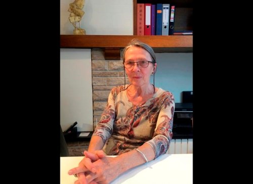 FILE - In this Thursday, June 29, 2017 file photo, psychiatrist Dr. Lieve Thienpont poses during an interview with The Associated Press, in Ghent, Belgium, one of the few countries that allow for euthanasia. Europe's top human rights court has agreed to hear a case being brought against Belgium by a man whose mother was euthanized in 2012 for depression, the second case that implicates one of Belgium's leading euthanasia doctors. (AP Photo/Maria Cheng, file)