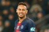 FILE - In this Wednesday, Jan. 23, 2019 file photo, PSG's Neymar reacts after he missed a goal opportunity during the French Cup soccer match between Paris Saint Germain and Strasbourg at the Parc des Princes stadium in Paris. Neymar will need further tests next week to determine how best to treat his latest right foot injury, sustained in a French Cup game against Strasbourg last Tuesday Jan. 15, 2019, and to assess how long he will be out for. (AP Photo/Michel Euler, File)