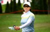 Two-time champion Amy Yang of South Korea walks during the LPGA Thailand, in Chonburi, Thailand, on Saturday Feb. 23, 2019. Amy Yang and Australian player Minjee Lee share the lead on 15-under par-201 after three rounds at the LPGA Thailand on Saturday. (AP Photo/Lerpong Amsa-ngiam)