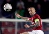 FILE - In this file photo dated Thursday, Oct. 21, 2010, Tomas Repka, from Sparta during a Europa League soccer match against Lausanne-Sport in Prague, Czech Republic. After Repka was convicted of fraud on Feb. 7 with 15 months in jail, and Tuesday Feb. 19, 2019, he has received another nine months in jail after a court reviewed his previous two suspended sentences for drunk driving and turned them into jail terms.(AP Photo/Petr David Josek, FILE)