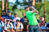 England's Matthew Fitzpatrick tees off during the PGA European Tour golf tournament Scandinavian Invitation at Hills Golf & Sports Club in Molndal, Sweden, Sunday Aug. 25, 2019. (Anders Wiklund/TT via AP)