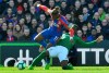 Crystal Palace's Wilfried Zaha, left, and Brighton & Hove Albion's Yves Bissouma in action during their English Premier League soccer match at Selhurst Park in London, Saturday March 9, 2019. (John Stillwell/PA via AP)