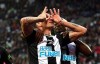 Newcastle United's Jonjo Shelvey celebrates scoring against West Ham United during the English Premiership League soccer match at The London Stadium, London, Saturday Nov. 2, 2019. (Daniel Hambury/PA via AP)
