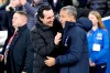 Arsenal manager Unai Emery, left, and Brighton & Hove Albion manager Chris Hughton prior to their English Premier League soccer match at the AMEX Stadium, Brighton, Wednesday Dec. 26, 2018. (Gareth Fuller/PA via AP)