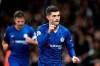 Chelsea's Christian Pulisic celebrates scoring against Watford during the English Premiership League soccer match at Vicarage Road, Watford, England, Saturday Nov. 2, 2019. (John Walton/PA via AP)