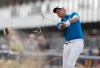FILE - In this file photo dated Thursday July 19, 2018, Charl Schwartzel of South Africa during the first round of the British Open Golf Championship in Carnoustie, Scotland. Charl Schwartzel holed out from the fairway for an eagle on the 17th on his way to an 8-under 63 and a one-shot lead after the second round of the South African Open on Friday Dec. 7, 2018. (AP Photo/Alastair Grant, FILE)