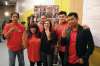 Ligia Braidotti
Cindy Lamoureux, Liberal MLA-elect for Tyndall Park, and some of her supporters signal that she's headed for four more years at the Manitoba Legislature.