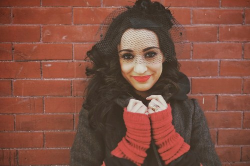 Singer/songwriter Lindi Ortega after being interviewed at the Winnipeg Free Press News Cafe on February 6th, 2014.