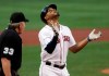 Boston Red Sox's Xander Bogaerts celebrates his two-run home run in the first inning of the team's baseball game against the Tampa Bay Rays at Fenway Park, Thursday, Aug. 1, 2019, in Boston. (AP Photo/Elise Amendola)