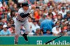 New York Yankees' Luke Voit runs on his single during the first inning of a baseball game against the Boston Red Sox in Boston, Saturday, July 27, 2019. (AP Photo/Michael Dwyer)