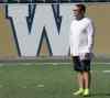 JOE BRYKSA / WINNIPEG FREE PRESS
Winnipeg Blue Bombers Marcel Bellefeuille offensive coordinator during practice Wednesday afternoon at Investors Group Field in Winnipeg.