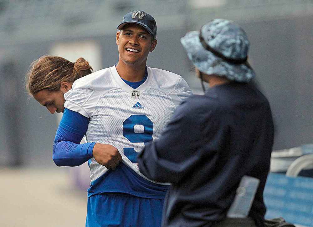 PHIL HOSSACK / WINNIPEG FREE PRESS
Kicker Justin Medlock still has the trust of his teammates.