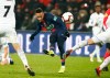 PSG's Neymar tries to score during the French Cup soccer match between Paris Saint Germain and Strasbourg at the Parc des Princes stadium in Paris, Wednesday, Jan. 23, 2019. (AP Photo/Michel Euler)
